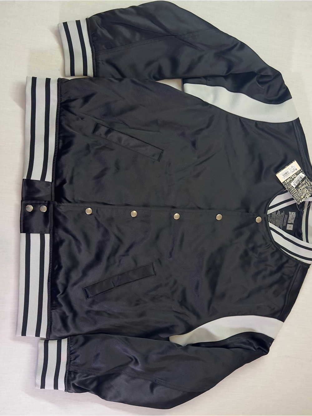 NWT Target Black History Month Elevate Satin Varsity Bomber Jacket XL
